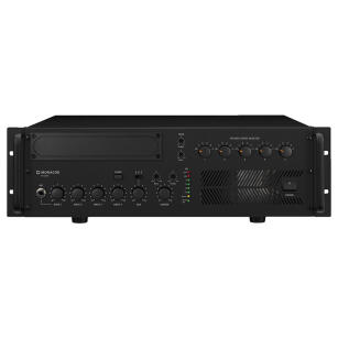 PA-5240 - Wzmacniacz miksujący PA mono 5-strefowy, 240W RMS - MONACOR | PA-5240