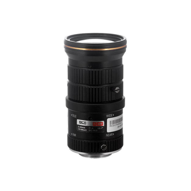 BCS-05506MIR - Obiektyw do kamer megapixelowych o rozdzielczości do 6Mpx, 5 - 50mm - BCS | BCS-05506MIR