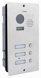 S603 - Panel bramowy 3-rodzinny  z kamerą - Vidos | 5907281202268