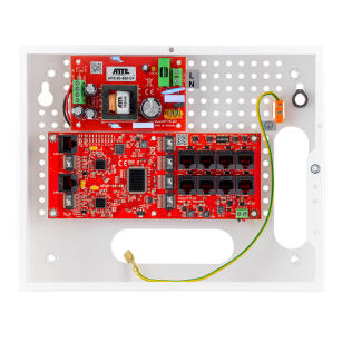 IP‑8‑20‑E / BCS-IP8Gb/E-S/E - Zestaw niebuforowy do 8 kamer IP, switch PoE z zasilaczem w obudowie - ATTE | 5902143690283