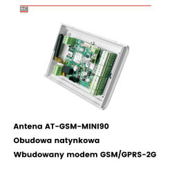 BasicGSM-BOX 2 - Moduł powiadomienia i sterowania GSM, moduł alarmowy, terminal GSM w obudowie natynkowej z anteną (zestaw)  - ROPAM | BasicGSM-BOX 2