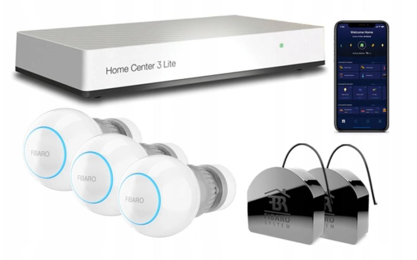 Zestaw Fibaro: HC3L + rolety + ogrzewanie - FIBARO | 5904035371669