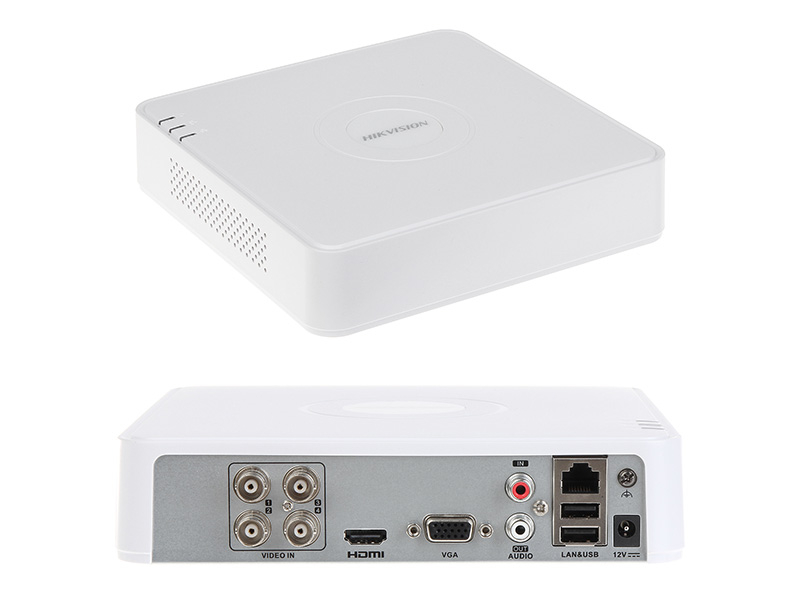 DS-7104HQHI-K1(C)(S) - Rejestrator 4-kanałowy, IP,  EkoDVR, HD-TVI, H.265 (H.265+) - HIKVISION | DS-7104HQHI-K1(C)(S)