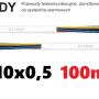 Przewód alarmowy YTDY 10x0,5mm - Bitner