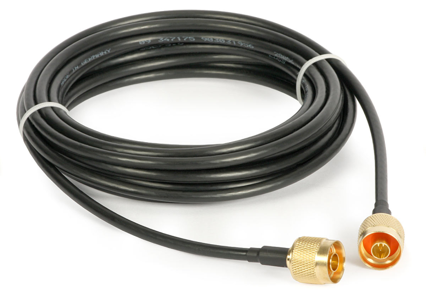 Konektor wtyk N - wtyk N na 10m przewodzie RF-5
