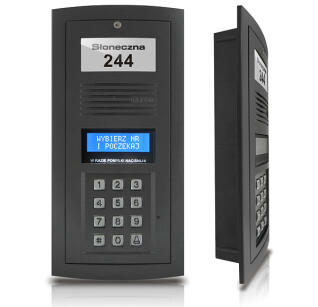 OP-SL255-G - Cyfrowy panel domofonowy, kolor grafit - Elfon | 5905668417083