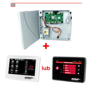 ZP-OptimaGSM-SET-TPR-4W/-4B - Zestaw centrala alarmowa + panel dotykowy 4,3"  - ROPAM | ZP-OptimaGSM-SET-TPR-4W/-4B