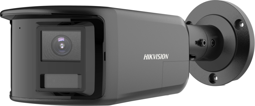 DS-2CD2T83G2P-LISU/SL BLACK - Kamera panoramiczna IP 8MPx, 2x 2mm, Smart Hybrid Light - Hikvision | 6936422196592