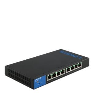 8x gigabit PoE/PoE+ - LGS308P-EU - Switch 8-portowy - LINKSYS