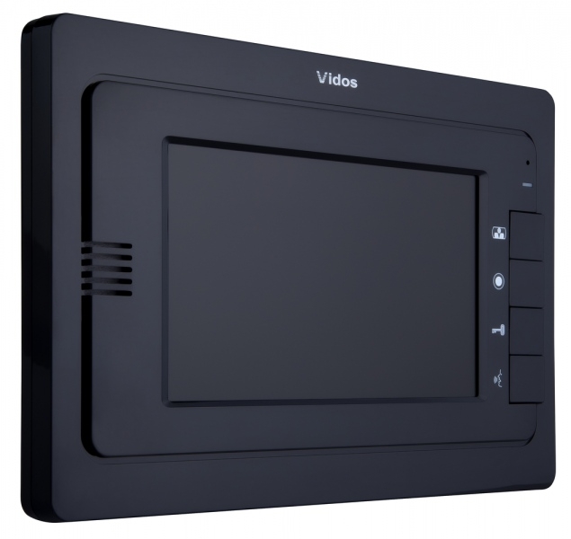 M320B - Monitor kolorowy 7” LCD bezsłuchawkowy, czarny - Vidos | M320B