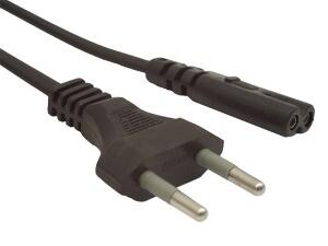 Kabel zasiilający AC - sieciowy, atestowany 1.5m