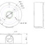 EI-PFA134 - Puszka / Adapter montażowy do kamer tubowych | EI-PFA134