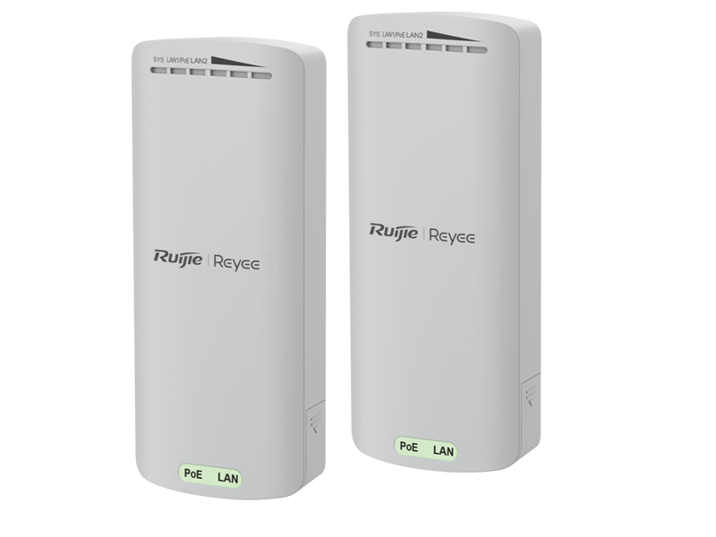 RG-EST100-E - Zestaw transmisji bezprzewodowej 2.4Ghz, 2x2 MU-MIMO, IP55, 500m - Reyee by Ruijie | RG-EST100-E