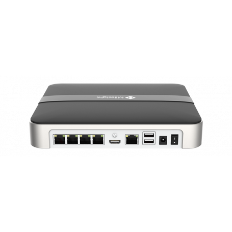 MS-N1004-UPC - Rejestrator 4-kanałowy PoE, IP, 1xHDD, H.265 - Milesight | MS-N1004-UPC