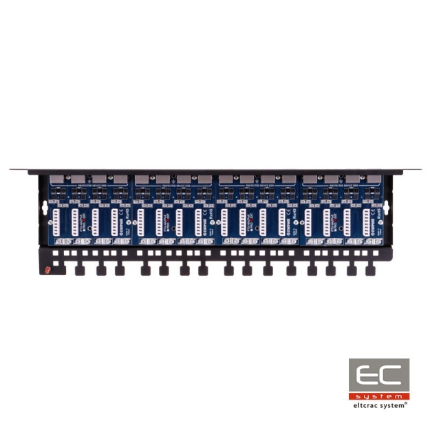 PTU-616R-EXT/PoE - 16-kanałowy ogranicznik przepięć sieci LAN Gigabit Ethernet - EWIMAR | 5904041750304