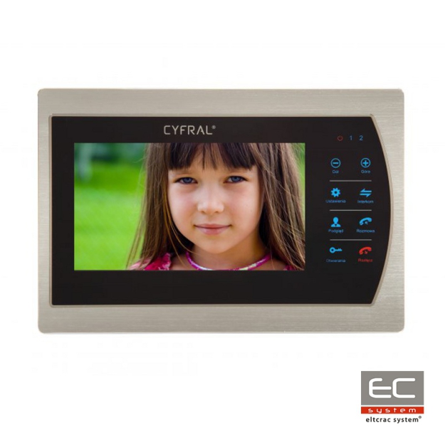 V7 - Videomonitor LCD 7” do systemu CC4000 - CYFRAL | V7