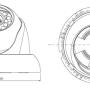 BCS-DMIP1300IR-E-II - Kamera kopułkowa 3.0 Mpix IP 3.6mm IR 20m - BCS