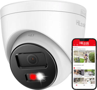 IPC-T280HA-LUF/SL - Kamera kopułkowa IP, 8Mpx, 2.8mm, Smart Hybrid Light 30m, Live Guard - HiLook by Hikvision | 6942160447377