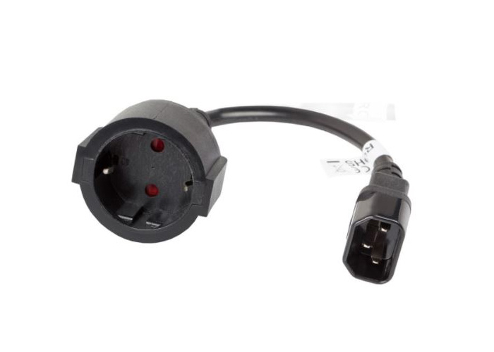 CA-C14E-10CC-0018-BK - Przedłużacz kabla zasilającego do PC - Lanberg