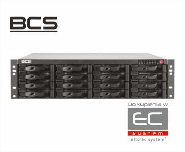 BCS-ESS16NHDD - Sieciowa macierz dyskowa IPSAN/NAS 3U - BCS LINE PRO | BCS-ESS16NHDD