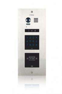 S1500DA -  Panel bramowy DUO wielorodzinny z czytnikiem RFID 125kHz, kamerą i klawiaturą, podtynkowy - Vidos | S1500DA