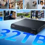 RP-PN16-NHD - Rejestrator IP NVR 24 kanały, 16x PoE, do 16MPx, HDMI 4K, 32TB, AI - Reolink