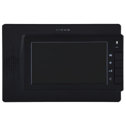 M320B - Monitor kolorowy 7” LCD bezsłuchawkowy, czarny - Vidos | 5907281201032