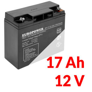 EP 17-12 - Akumulator 17Ah 12V - EUROPOWER | EP 17-12