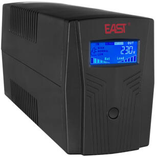 UPS650-T-LI/LCD - Zasilacz UPS LCD, 650VA/390W, 2x230V, Line-Interactive - EAST | 5904194150662