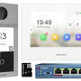 DS-KIS604-S-W - Zestaw wideodomofonowy Villa IP, Mifare, PoE - Hikvision | DS-KIS604-S-W