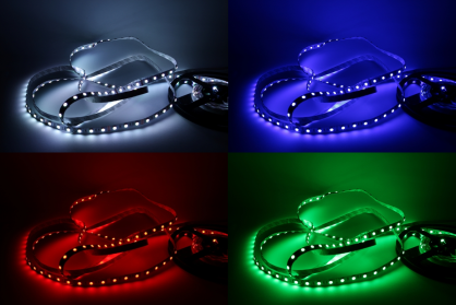 Taśma LED wodoodporna IP65 300 SMD 5050, rolka 5m, RGB