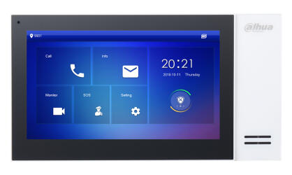 VTH2421FW-P - Monitor do wideodomofonu IP, 7" TFT LCD - Dahua | 6939554972485