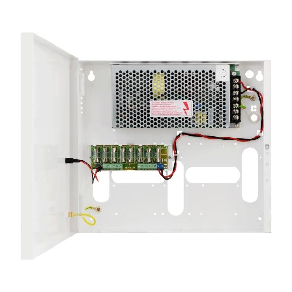 PSDC08128T - Zasilacz impulsowy PSDC 12V/8A/8x1A/TOPIC do CCTV - PULSAR | 5901643192358
