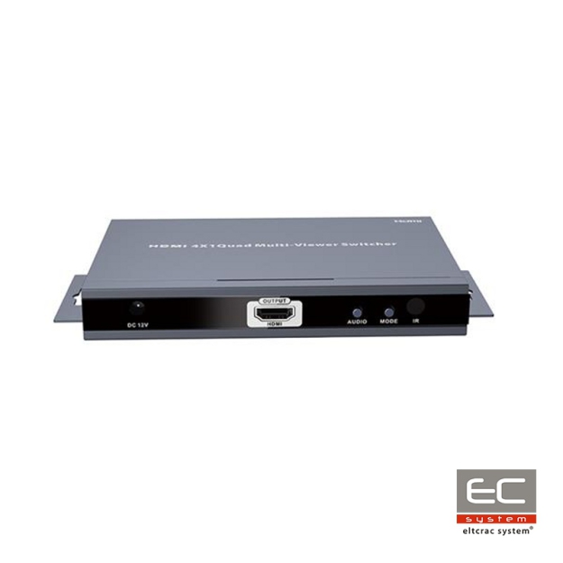 Quad 4x1 - Switch HDMI 4x1 Dual Multiviewer | Quad 4x1