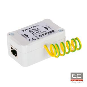PTF-51-EXT/PoE - Ogranicznik przepięć sieci LAN/Ethernet - EWIMAR | 5904041750366
