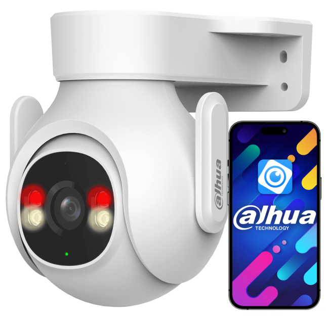 P3B-PV - Kamera obrotowa WiFi 2K/3MP, Audio, Smart Dual Light, Detekcja AI - Dahua | P3B-PV