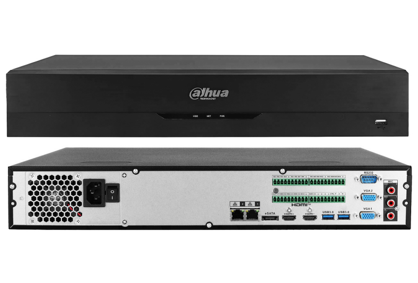 NVR5464-EI2 - Rejestrator IP 64-kanałowy, do 32Mpx, 4xHDD, WizSense PRO AI - Dahua | 6937552405226