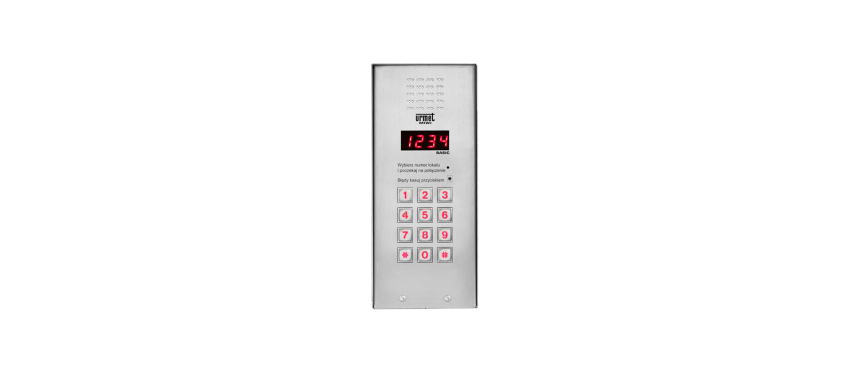 1062/100VD - Panel cyfrowy z klawiaturą Basic Vertical Miwi-Urmet | 5903878054111
