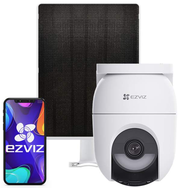CB8 Lite 2K+ KIT - Kamera obrotowa WiFi 4Mpx, Panel solarny 5W, Dual Light, AoV 2.0 - EZVIZ | CB8 Lite 2K+ KIT
