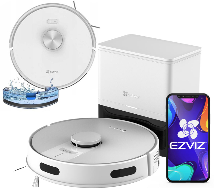 RE4C Plus - Inteligentny robot sprzątający / mopujący z bazą do samoczyszczania - EZVIZ | RE4C Plus