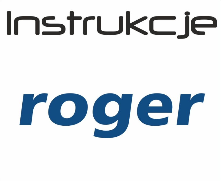 Instrukcje obsługi - ROGER