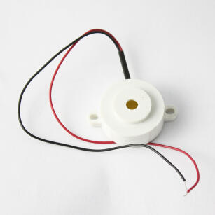 Buzzer / sygnalizator akustyczny 12V / 15mA / 32mm z przewodami, dźwięk przerywany | P3120L