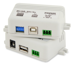 MUSB-1/1/So - Adresowalny przedłużacz myszy USB z separowanym odbiornikiem - EWIMAR | 5904041750977