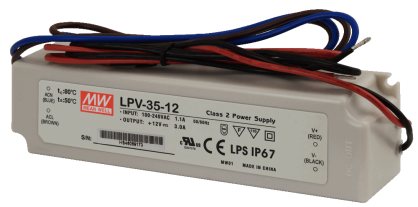 LPV-35-12 - Profesjonalny zasilacz LED 35W - Mean Well
