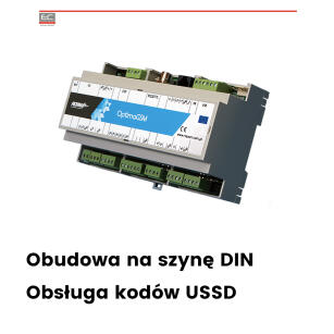 OptimaGSM-D9M - Centrala alarmowa z komunikacją GSM oraz funkcjami automatyki budynkowej - Ropam | OptimaGSM-D9M