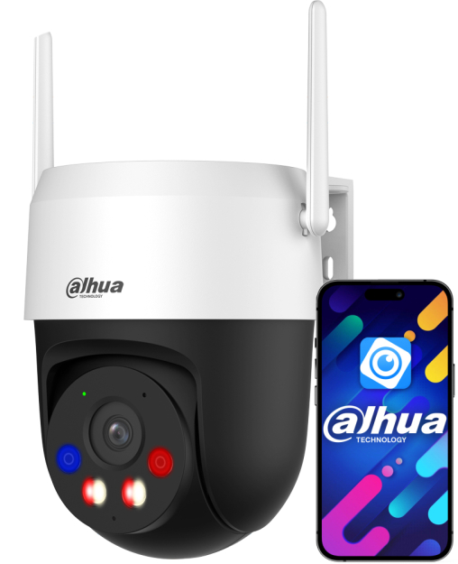 P5AS-PV - Kamera obrotowa WiFi 5Mpx, 4mm, Smart Dual Light, Aktywna Ochrona - Dahua | 6939554961144