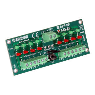 AZS-8P - Separator zasilania do czujek alarmowych klasy S - EWIMAR | 5904041751257