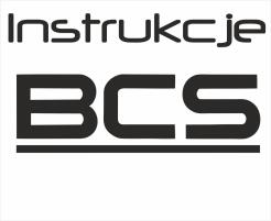 Instrukcje obsługi - BCS 