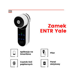 ENTR Zamek - Inteligentny zamek  ENTR bez konieczności wymiany drzwi - Yale / ASSA ABLOY | ENTR Zamek