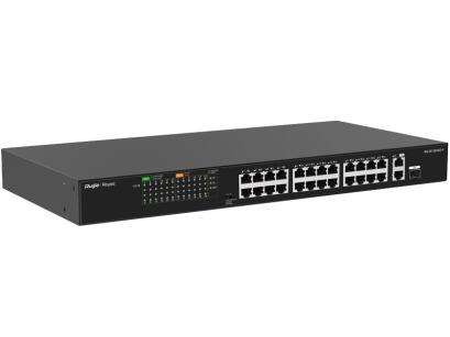 RG-ES126FGS-P - Switch sieciowy PoE 24+2, Combo, niezarządzalny, 370W - Reyee by Ruijie | RG-ES126FGS-P